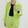 American Vintage | Damenbluse Padow Fluoreszierendes Gelb Vintage