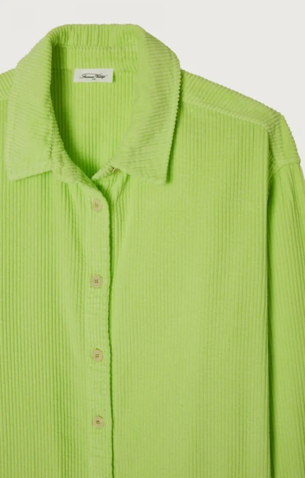 American Vintage | Damenbluse Padow Fluoreszierendes Gelb Vintage