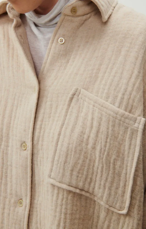 American Vintage | Damenbluse Yenboro Nebel Meliert