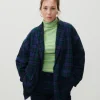 American Vintage | Damenjacke Yuzy Gruner Lila Tartan