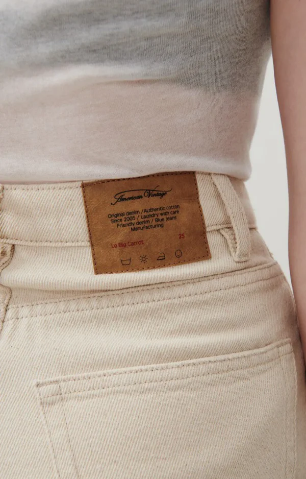 American Vintage | Damenjeans Tineborow Ecru