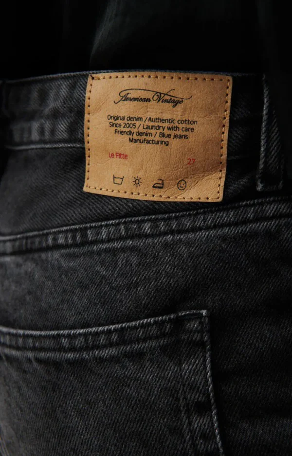 American Vintage | Damenjeans Yopday Black