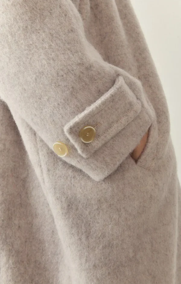 American Vintage | Damenmantel Roly Grau Meliert