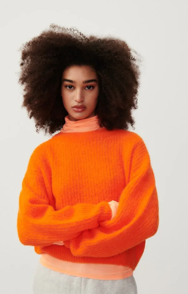 American Vintage | Damenpullover East Leuchtendes Orange