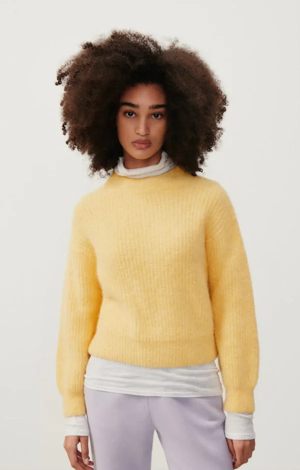 American Vintage | Damenpullover East Limonade Meliert