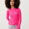 American Vintage | Damenpullover Vitow Neon Pink Meliert