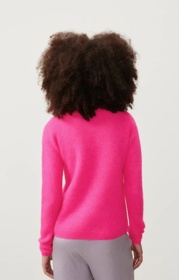 American Vintage | Damenpullover Vitow Neon Pink Meliert