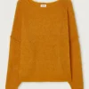 American Vintage | Damenpullover Yanbay Aprikose Meliert