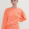 American Vintage | Damensweatshirt Izubird Leuchtendes Orange