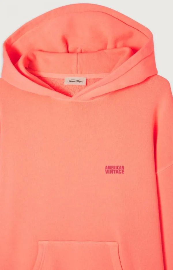 American Vintage | Damensweatshirt Izubird Leuchtendes Orange