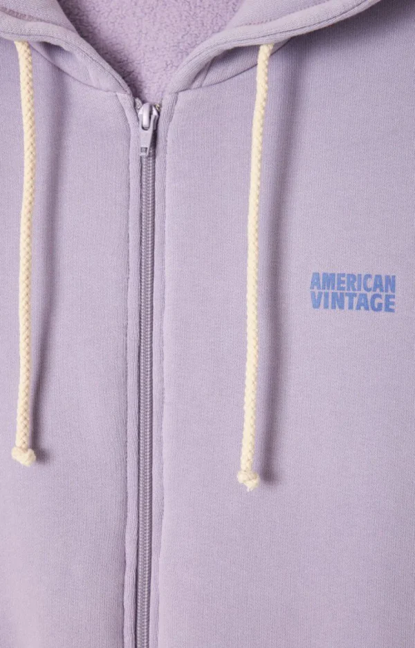 American Vintage | Damensweatshirt Izubird Glyzinien Vintage