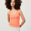 American Vintage | Damentop Massachusetts Leuchtendes Orange