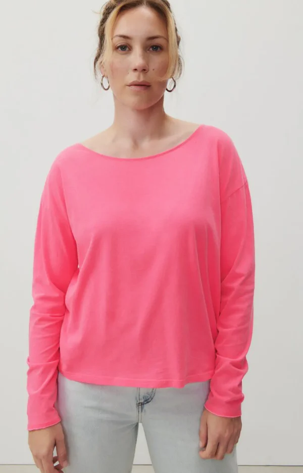 American Vintage | Damen-T-Shirt Aksun Neonpink