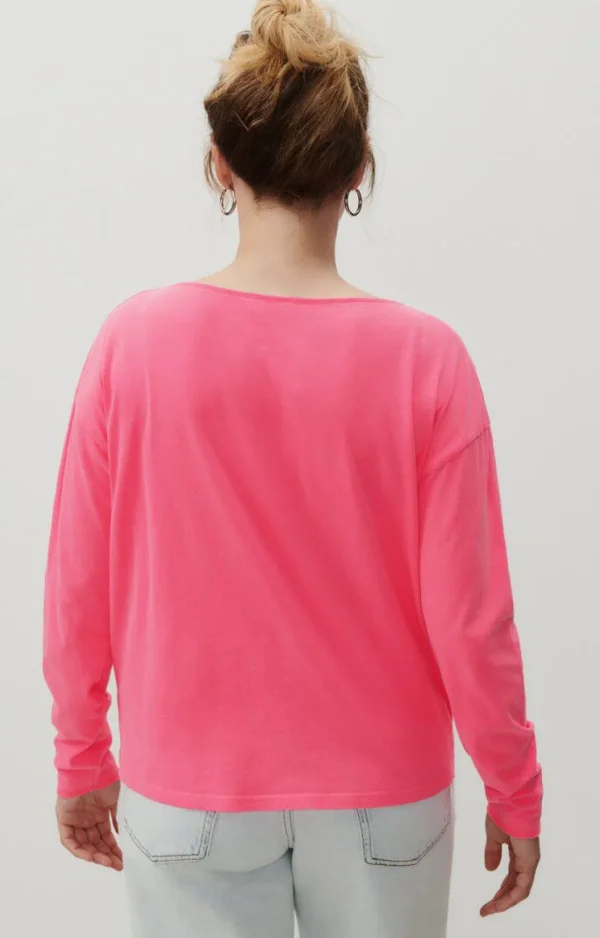 American Vintage | Damen-T-Shirt Aksun Neonpink