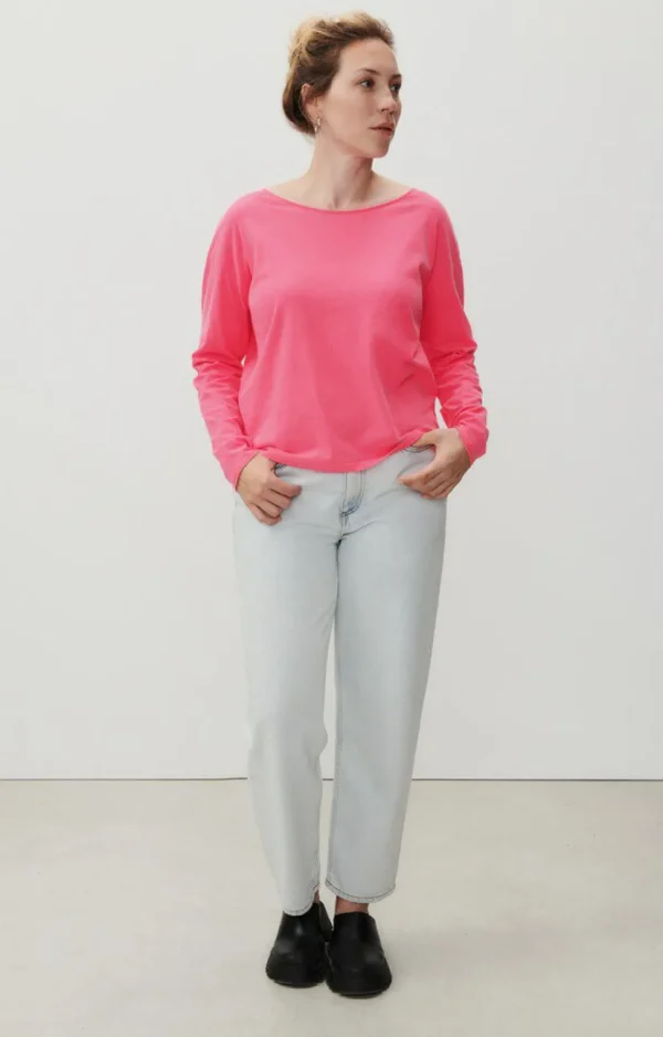 American Vintage | Damen-T-Shirt Aksun Neonpink