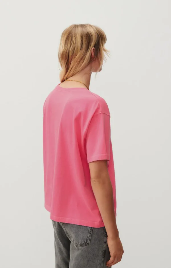 American Vintage | Damen-T-Shirt Fizvalley Neonpink