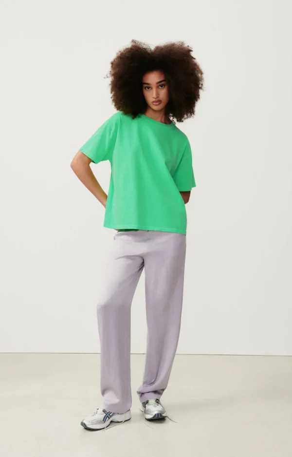 American Vintage | Damen-T-Shirt Fizvalley Flashing Grun