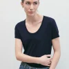 American Vintage | Damen-T-Shirt Jacksonville Navy