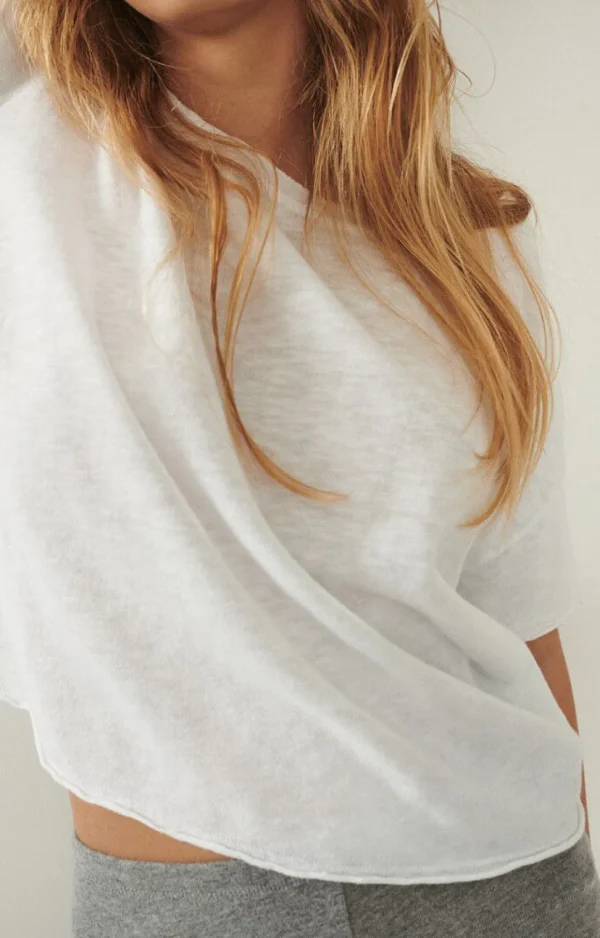 American Vintage | Damen-T-Shirt Sonoma Weiss