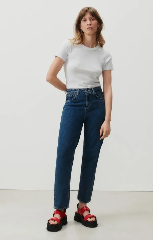 American Vintage | Damen-T-Shirt Sonoma Arktis Meliert