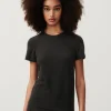 American Vintage | Damen-T-Shirt Ypawood Kohlenstoff Meliert