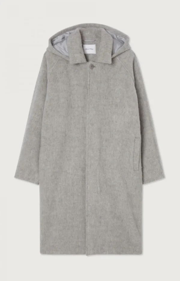 American Vintage | Herrenmantel Roly Wolke Meliert