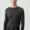 American Vintage | Herrenpullover Marcel Anthrazit Meliert