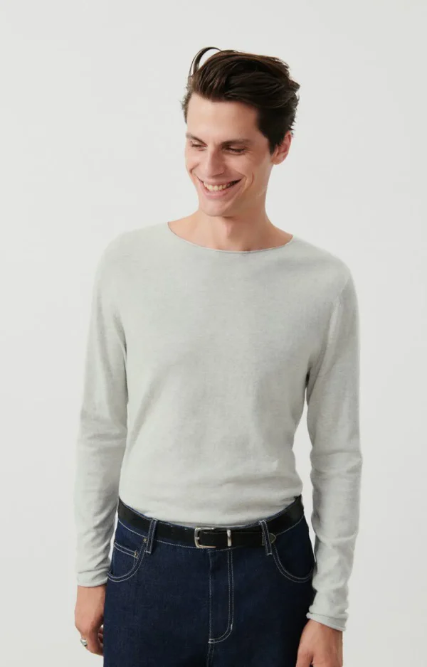 American Vintage | Herrenpullover Marcel Vlies Meliert