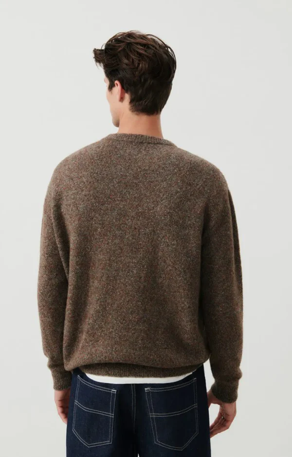 American Vintage | Herrenpullover Pyatury Braun Multimeliert