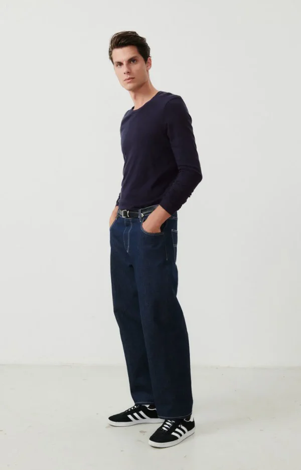 American Vintage | Herren-T-Shirt Bysapick Navy