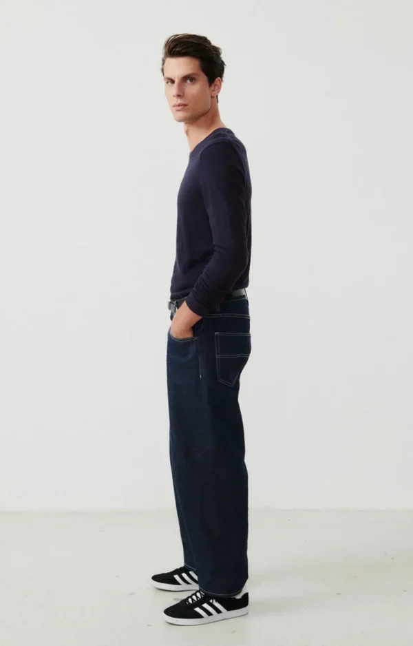 American Vintage | Herren-T-Shirt Bysapick Navy