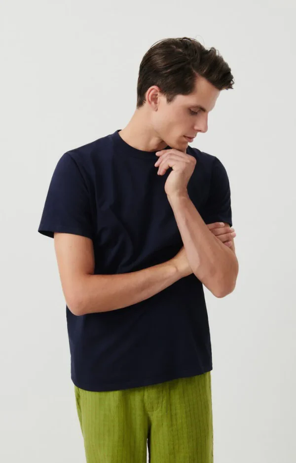 American Vintage | Herren-T-Shirt Fizvalley Navy Vintage