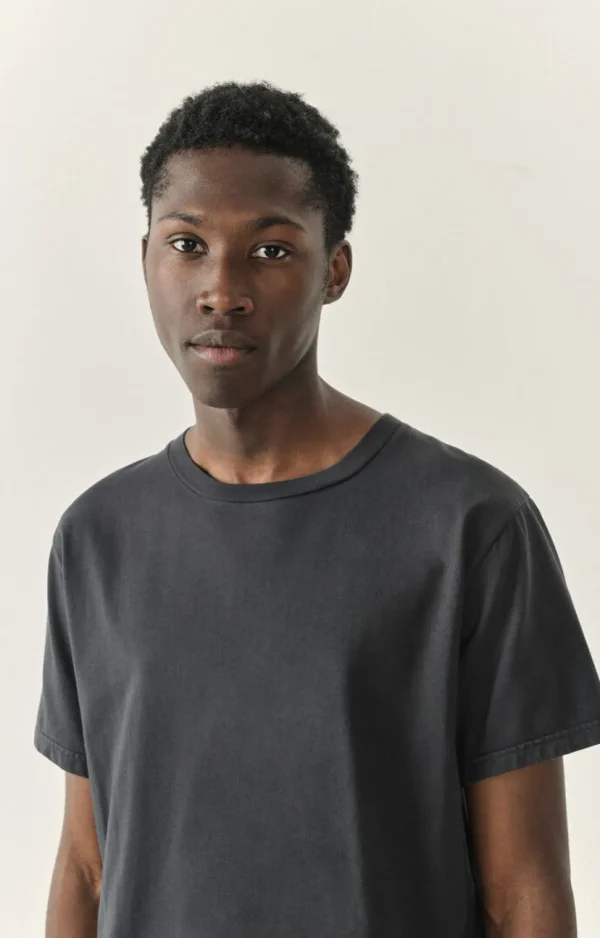 American Vintage | Herren-T-Shirt Fizvalley Kohlenstoff Vintage