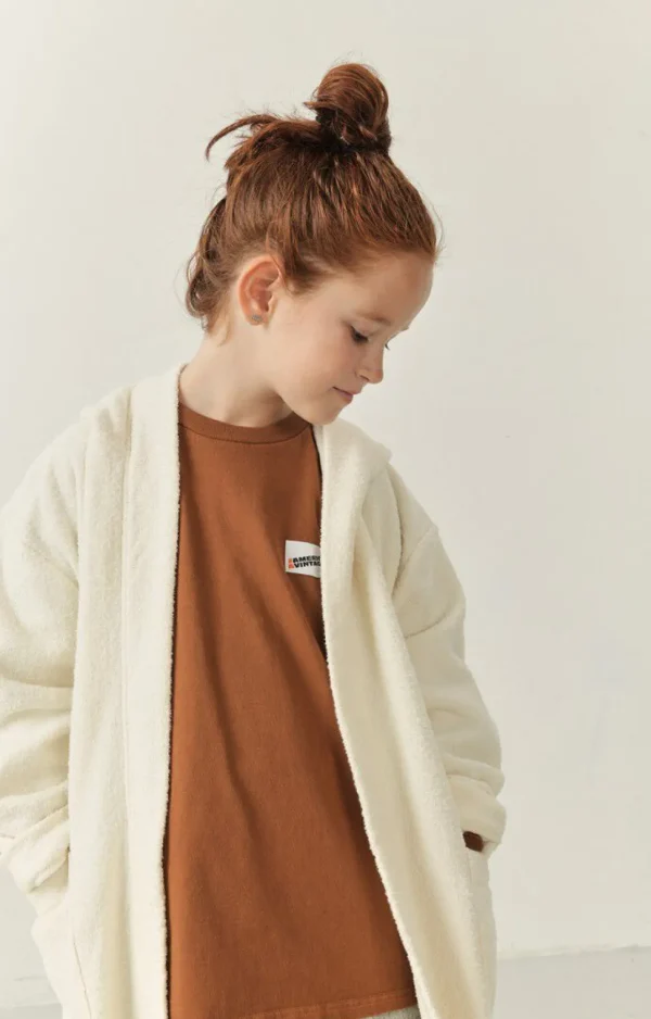 American Vintage | Kinderbademantel Bobypark Ecru