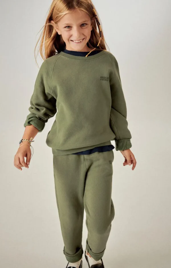 American Vintage | Kinderjogginghose Izubird Khaki Vintage