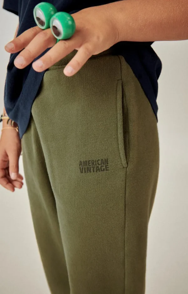 American Vintage | Kinderjogginghose Izubird Khaki Vintage