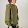 American Vintage | Kinderkapuzensweatshirt Izubird Khaki Vintage