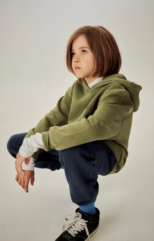 American Vintage | Kinderkapuzensweatshirt Izubird Khaki Vintage