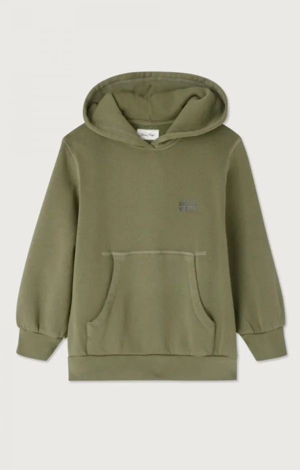 American Vintage | Kinderkapuzensweatshirt Izubird Khaki Vintage