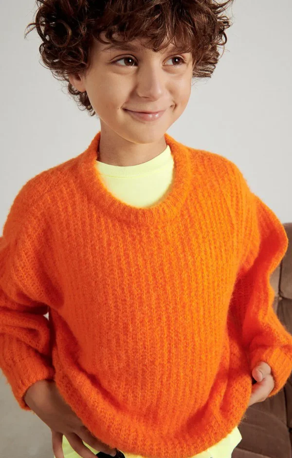 American Vintage | Kinderpullover East Leuchtendes Orange