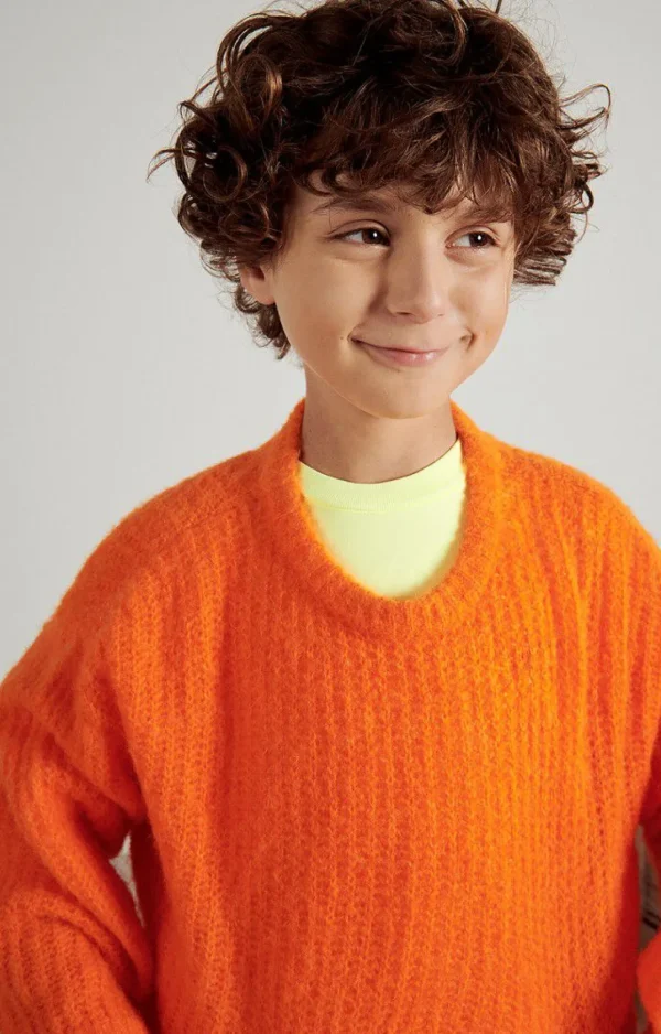 American Vintage | Kinderpullover East Leuchtendes Orange