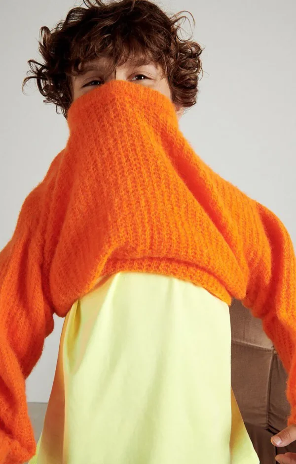 American Vintage | Kinderpullover East Leuchtendes Orange