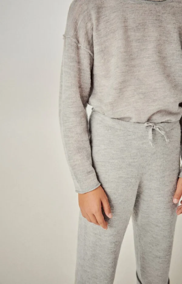 American Vintage | Kinderpullover Zyrobow Grau Meliert