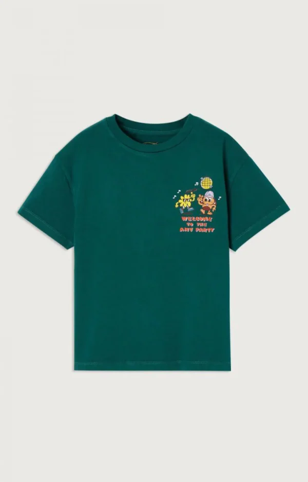 American Vintage | Kinder-T-Shirt Fizvalley Tanne Vintage