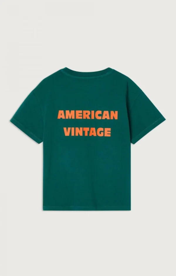 American Vintage | Kinder-T-Shirt Fizvalley Tanne Vintage