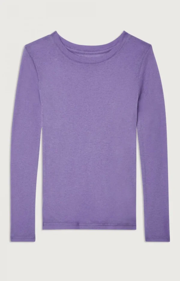 American Vintage | Kinder-T-Shirt Massachusetts Purple Vintage