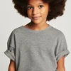 American Vintage | Kinder-T-Shirt Sonoma Grau Meliert